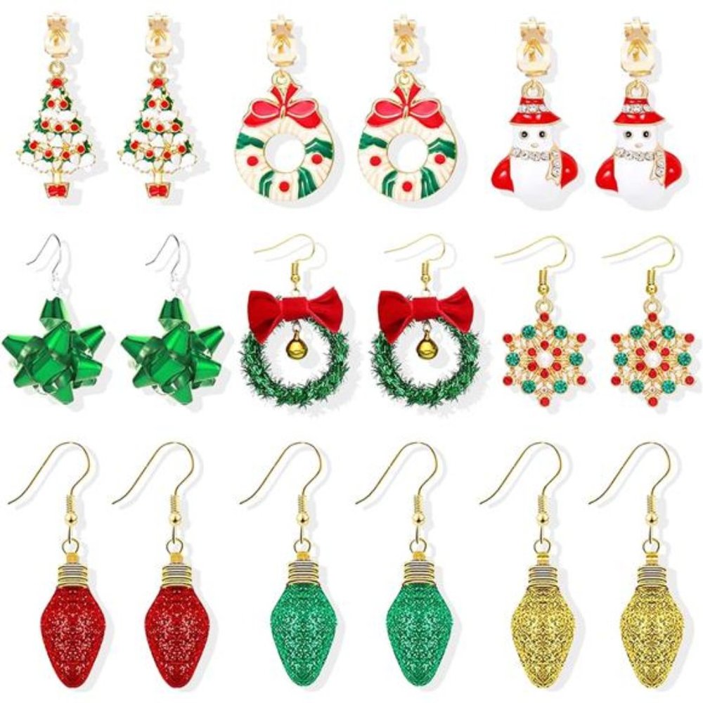 Christmas Earrings for Women Christmas Jewelry for Women Christmas Gift for Teen
